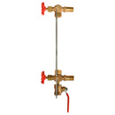 Duco® DWG Bronze Water Gauge Valve Set with Ball Check & Blow Off Ball Valve for Boiler/Return Tank