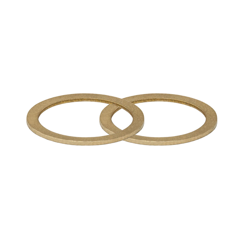 Duco® BGW1-B Brass Washer for Sight Glass Boiler Water Gauge (2-Pack)