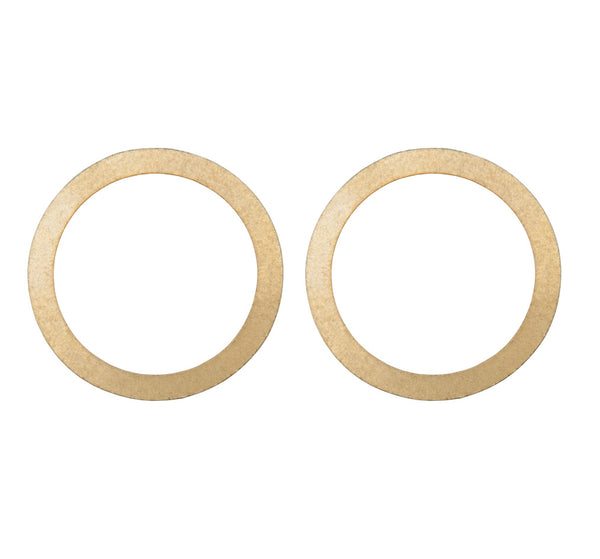 Duco® BGW1-B Brass Washer for Sight Glass Boiler Water Gauge (2-Pack)
