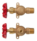 Duco® DWG-J Bronze Water Gauge Valve Set with Stainless Steel Safety Ball Check