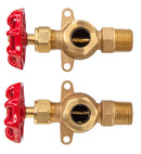 Duco® DWG-J Bronze Water Gauge Valve Set with Stainless Steel Safety Ball Check