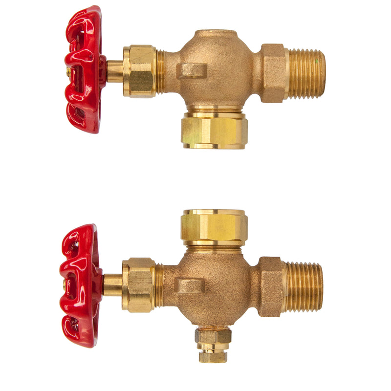 Duco® DWG-J Bronze Water Gauge Valve Set SS Safety Ball Check