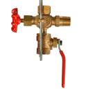Duco® DWG Bronze Water Gauge Valve Set with Ball Check & Blow Off Ball Valve for Boiler/Return Tank
