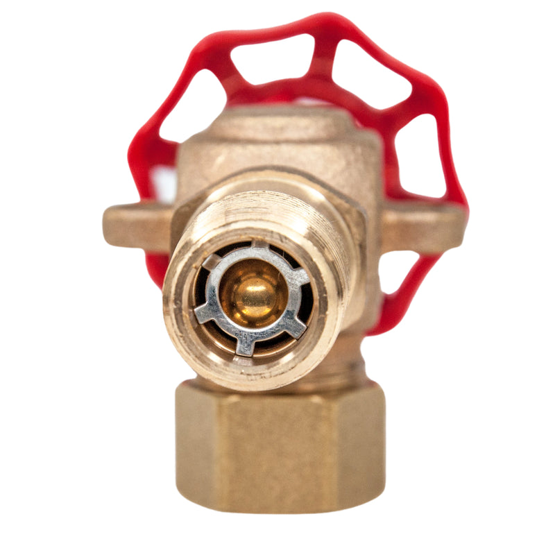 Duco® DWG Bronze Water Gauge Valve Set with Ball Check & Blow Off Ball Valve for Boiler/Return Tank