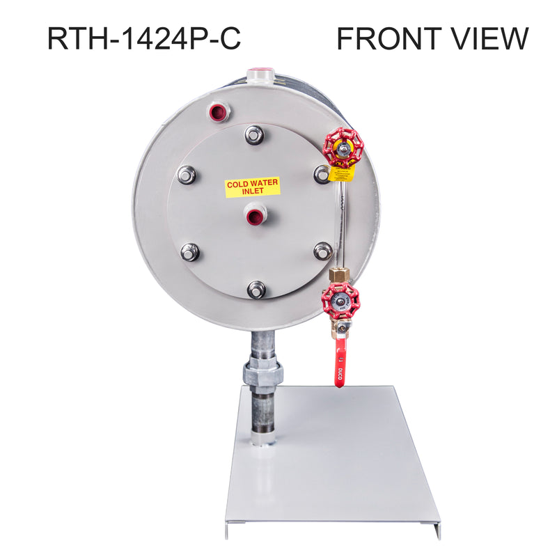 Stainless Steel Horizontal Return Tank (Pipe-Mount) RTHP Series Complete