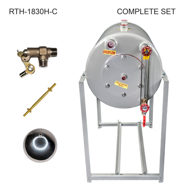 Stainless Steel Horizontal Return Tank RTH-S Series Complete