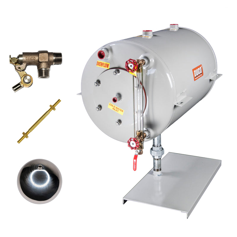 Stainless Steel Horizontal Return Tank (Pipe-Mount) RTH-P Series Complete