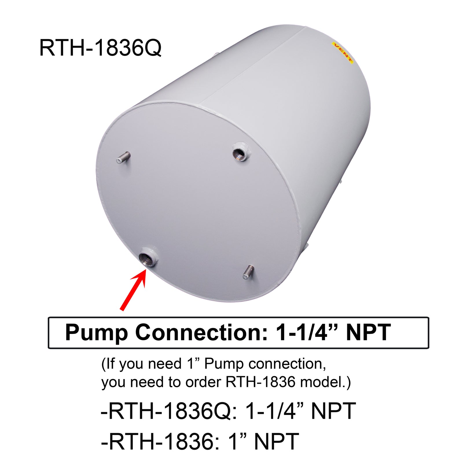 Stainless Steel Vertical Return Tank RTV Series