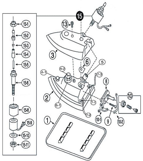 Hot-Steam® S6024 Solenoid Valve 703010 for SGB Gravity Fed Iron (Ref