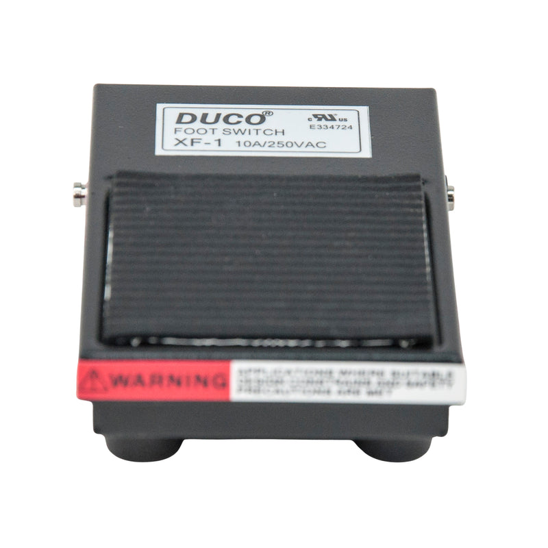 Duco® XF1-C Foot Pedal Switch with 8ft Power Cable, Forenta