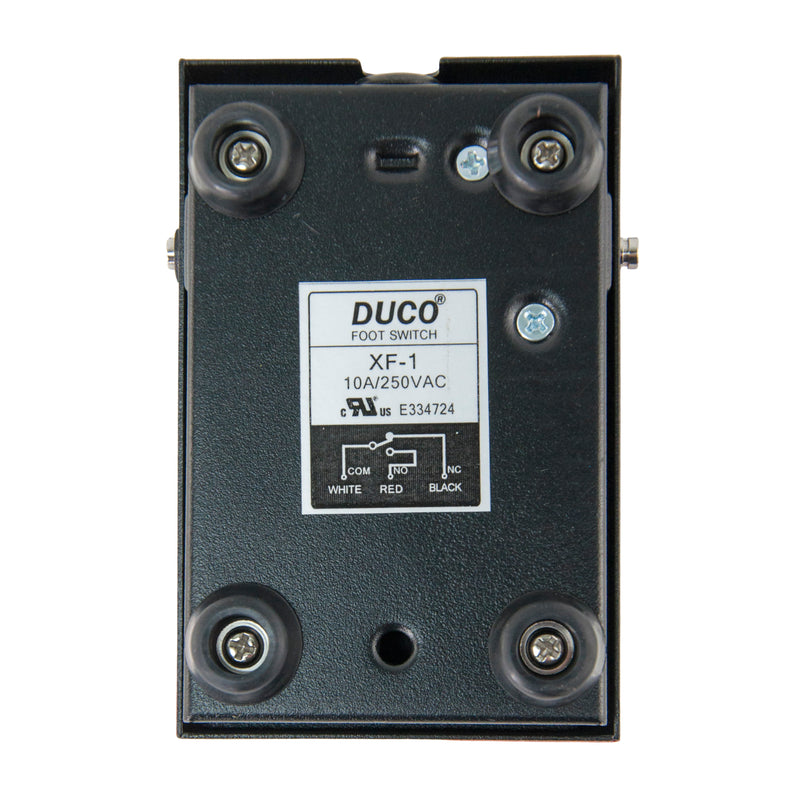 Duco® XF1-C Foot Pedal Switch with 8ft Power Cable, Forenta