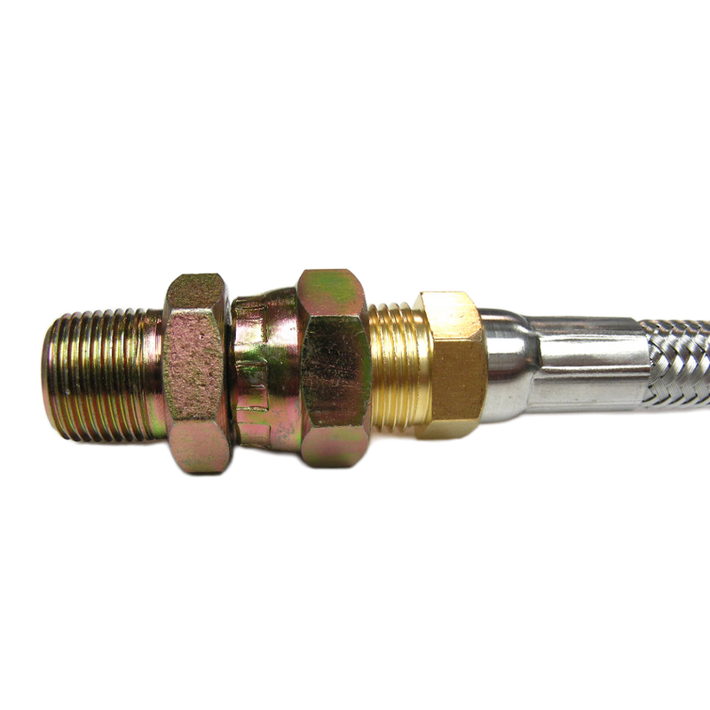 Duco® PHMU Press Machine Flexible Steam Hose 3/8" Male/Union