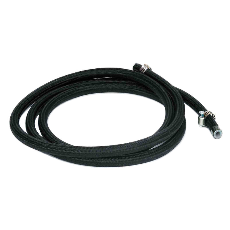 Hot-Steam® BSH-N Black Braided Silicon Steam Iron Hose 1/4" ID, 1/2" OD 125psi