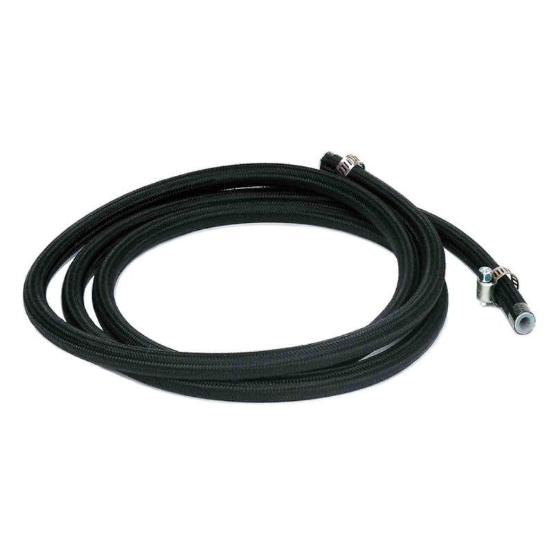 Hot-Steam® BSH Black Braided Silicon Steam Iron Hose 1/4" ID  3/8" OD 125psi