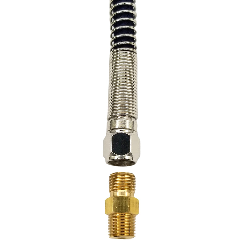 Hot-Steam® FIT2 Steam Iron Hose Adapter (1/4" MNPT x 1/4" MPT)