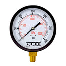 Duco® PG Steam/Air Pressure Gauge Metal Casing Bottom Connector